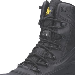 Amblers AS440 Metal Free   Safety Boots Black Size 4