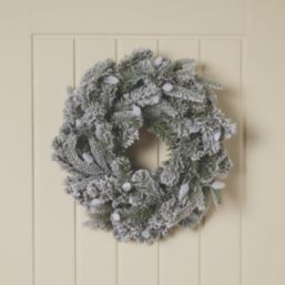 Octanis 500mm Indoor LED Pre Lit Artificial Christmas Wreath