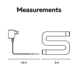 Calex  3m LED Smart SOB Strip Light 18W