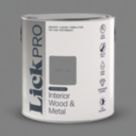 LickPro 2.5Ltr Grey 15 Satin Water-Based Trim Paint
