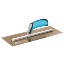 OX Pro Stainless Steel Plastering Trowel  14" x 5"