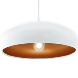 Eglo Mogano 1 Single Pendant Light White