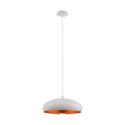 Eglo Mogano 1 Single Pendant Light White