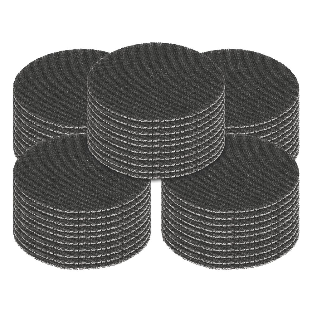 Trend AB/125/80Z Random Orbit Sanding Discs Punched 125mm 80 Grit 10 Pack -  Screwfix