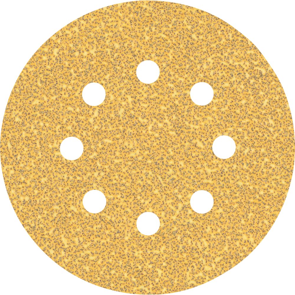 Bosch Expert C470 40 Grit 8Hole Punched Wood Sanding Discs 125mm 50