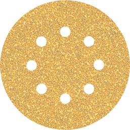 Bosch Expert C470 40 Grit 8-Hole Punched Wood Sanding Discs 125mm 50 Pack