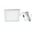 VEW Slim Square LED Cabinet Lights White 3W 150lm 3 Pack