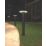 4lite Antheia Outdoor LED Solar-Powered Decorative Bollard Spike Light With PIR Sensor Black 270lm