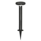 4lite Antheia Outdoor LED Solar-Powered Decorative Bollard Spike Light With PIR Sensor Black 270lm