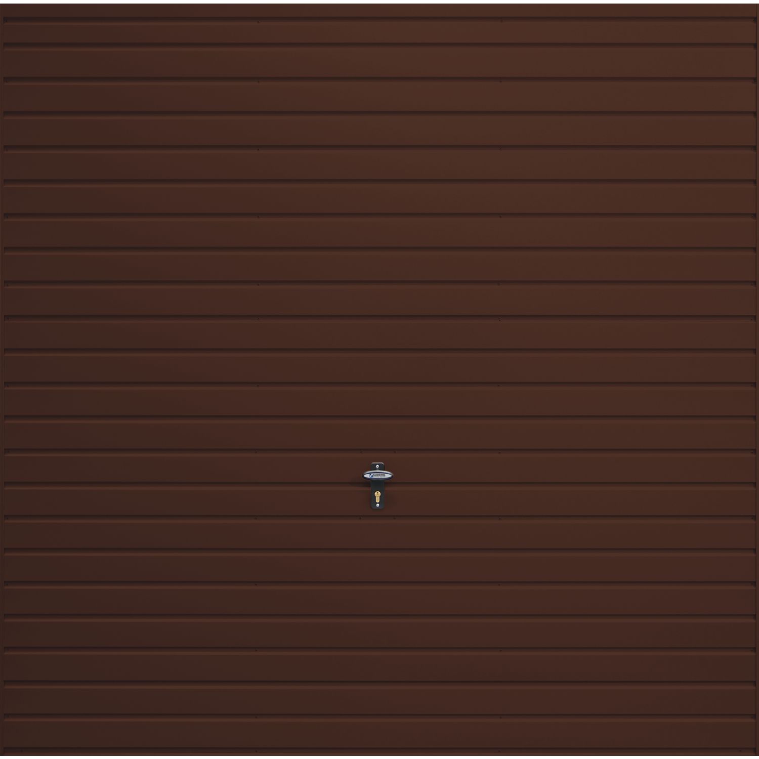 Gliderol Horizontal 7' 6" x 7' Non-Insulated Framed Steel Up & Over Garage Door Mahogany Brown (166VP)
