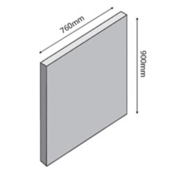 Maia  Beige Sparkle Splashback 760mm x 900mm x 10mm