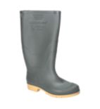 Green Wellington Boots Stock Photo