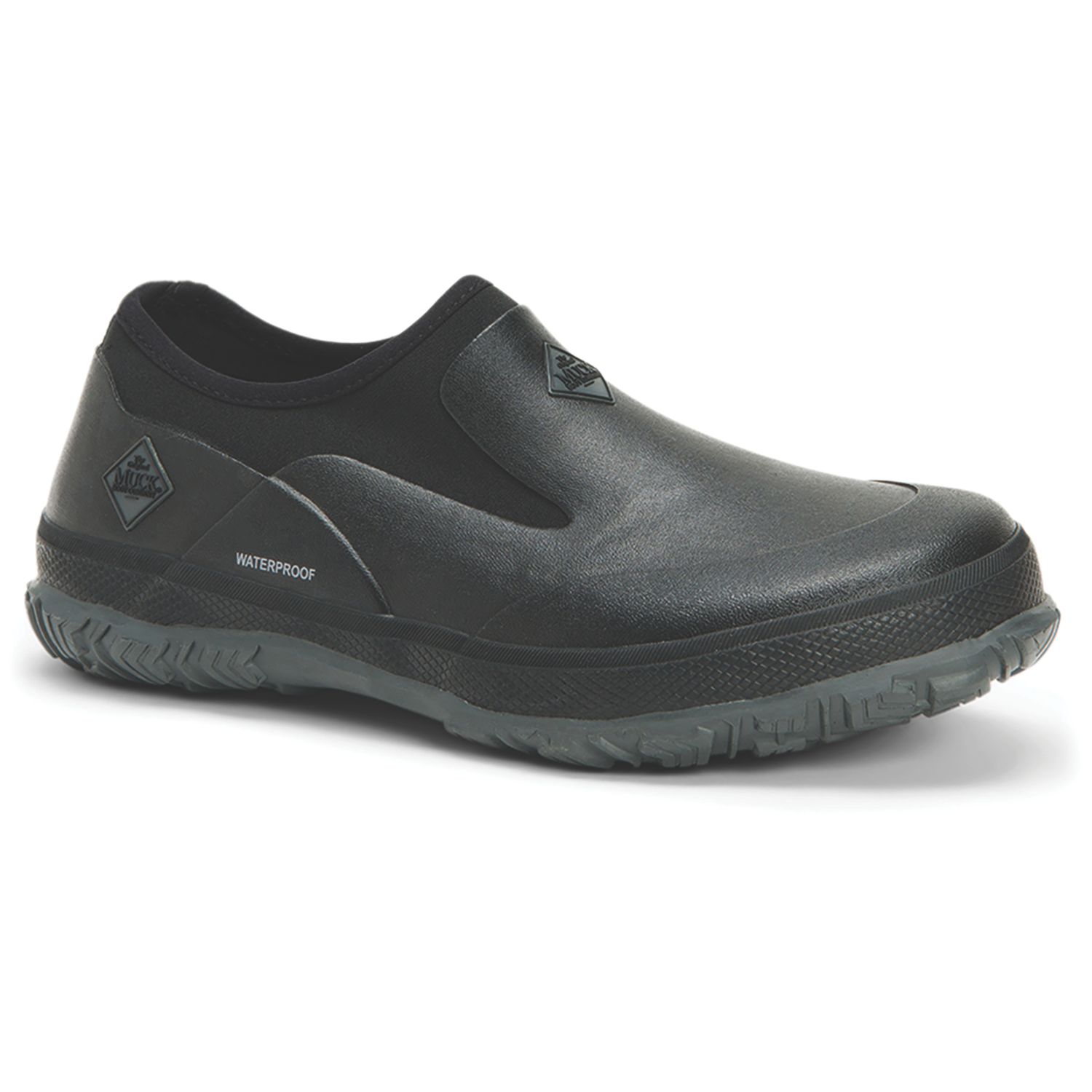 Muck Boots Size 9 Black Waterproof Slip-On Non Safety Shoes (166YR)