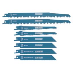 Erbauer   Multi-Material Reciprocating Saw Blade Set 8 Pcs