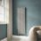 Flomasta  1500mm x 433mm 2607BTU Silver Vertical Designer Radiator