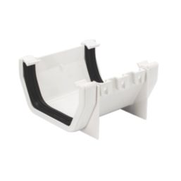 FloPlast  uPVC Square Union Bracket White 114mm