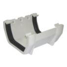 FloPlast  uPVC Square Union Bracket White 114mm