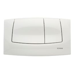 Fluidmaster Schwab Onda 227693 Dual-Flush Flushing Plate White