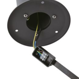 Lutec Focus 400mm Outdoor Bollard Light Dark Grey