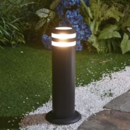 Lutec Focus 400mm Outdoor Bollard Light Dark Grey