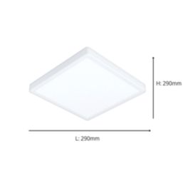 Eglo Fueva 6 LED Bathroom Ceiling Light White 13W 2100lm