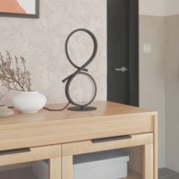 Eglo Serpins Mains LED Table Lamp Black 11.4W 1400lm