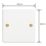 Varilight  1-Gang Blanking Plate Chalk White