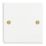 Varilight  1-Gang Blanking Plate Chalk White