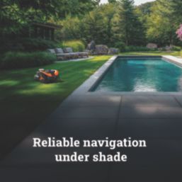 Worx 20V 4.0Ah Li-Ion PowerShare Brushless Cordless 18cm WR305E Vision Cloud Landroid  Robotic Lawn Mower