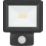 Luceco Essence Outdoor LED Floodlight with Ball Joint With PIR Sensor Black 10W 1050lm