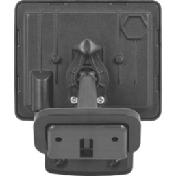 Luceco Essence Outdoor LED Floodlight with Ball Joint With PIR Sensor Black 10W 1050lm