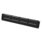 Labgear Cat 5e 1U 48 Port RJ45 Patch Panel UTP 1.96"