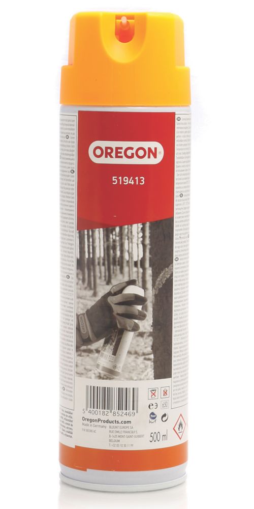 Oregon 500ml Orange Matt Forestry Marking Spray Paint Screwfix