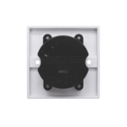 MagCharge Charging Socket 1-Gang 13A White with White Inserts
