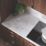 Wilsonart Matt Grey & White Stone Effect Laminate Upstand 3000mm x 100mm x 20mm