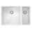ETAL Comite 1.5 Bowl Composite Kitchen Sink Matt White Left-Handed 670mm x 440mm