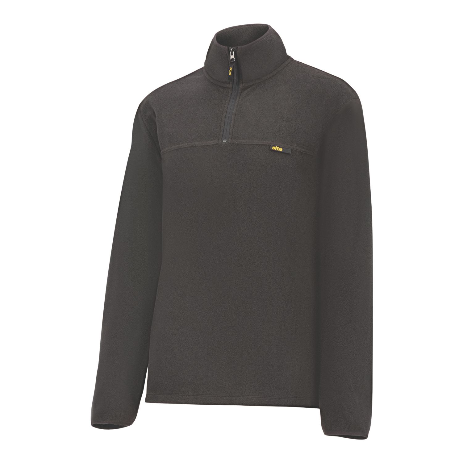 Site Blockley 1/4 Zip Fleece Black Large 46" Chest (167RV)