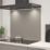 Splashback  Matt Grey Self-Adhesive Glass Kitchen Splashback 900mm x 750mm x 6mm