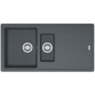 Refurb Franke Titan 1.5 Bowl Composite Kitchen Sink Graphite Reversible 970mm x 500mm