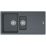 Refurb Franke Titan 1.5 Bowl Composite Kitchen Sink Graphite Reversible 970mm x 500mm