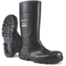 Dunlop Work-It Size 6  Black Steel Toe Cap Safety Wellies