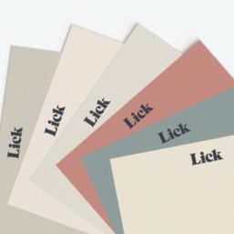 LickPro Favourites Peel & Stick Paint Samples 6 Pack