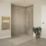 Palermo  Semi-Framed Showerwall Glass Brass 1200mm x 1950mm