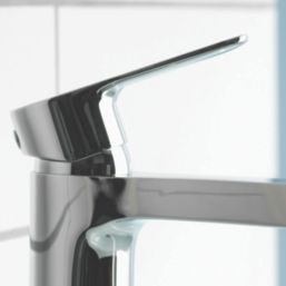 Aqualisa Central Chrome 143mm Standard Lever Mono Basin Pillar Tap  With Clicker Waste