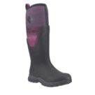 Muck Boots Arctic Sport II Tall Size 5 Womens Black & Magenta Non Safety Wellies