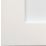 2-Clear Light Primed White Wooden Shaker Internal Door 1981mm x 838mm