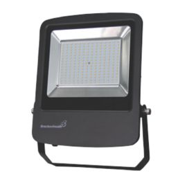 Brackenheath Rex Outdoor LED Industrial Floodlight With Photocell Black 150W 13,500lm