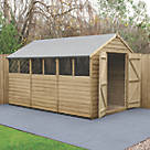 Forest  8' x 12' (Nominal) Apex Overlap Timber Shed