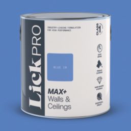 LickPro Max+ 2.5Ltr Blue 19 Eggshell Emulsion  Paint