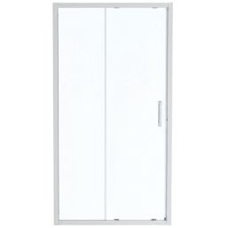 Armitage Shanks Connect 2 Framed Square Sliding Shower Door Chrome & Glass 1000mm x 1955mm